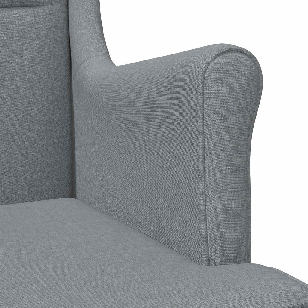 Sessel Hellgrau Stoff