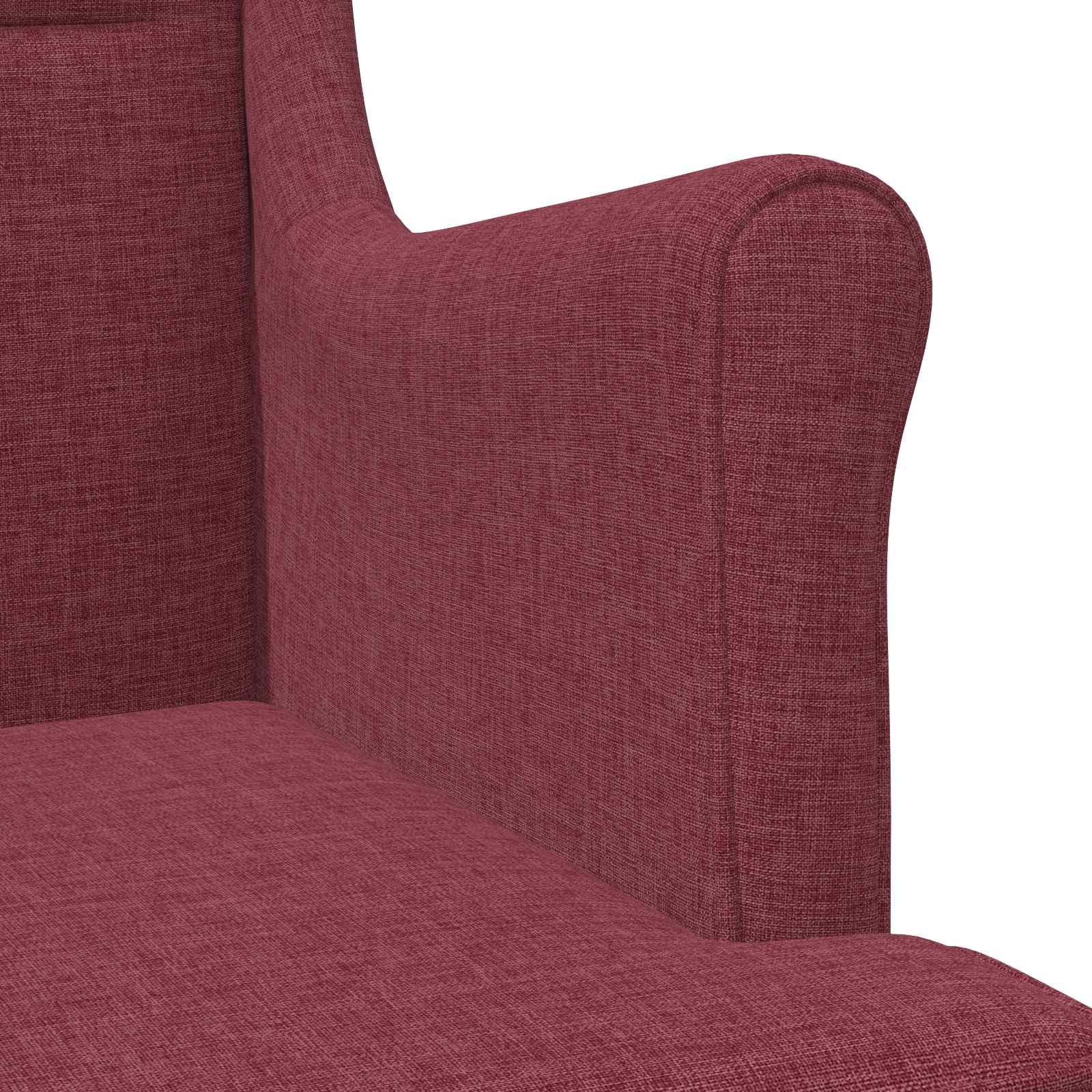 Sessel Weinrot Stoff
