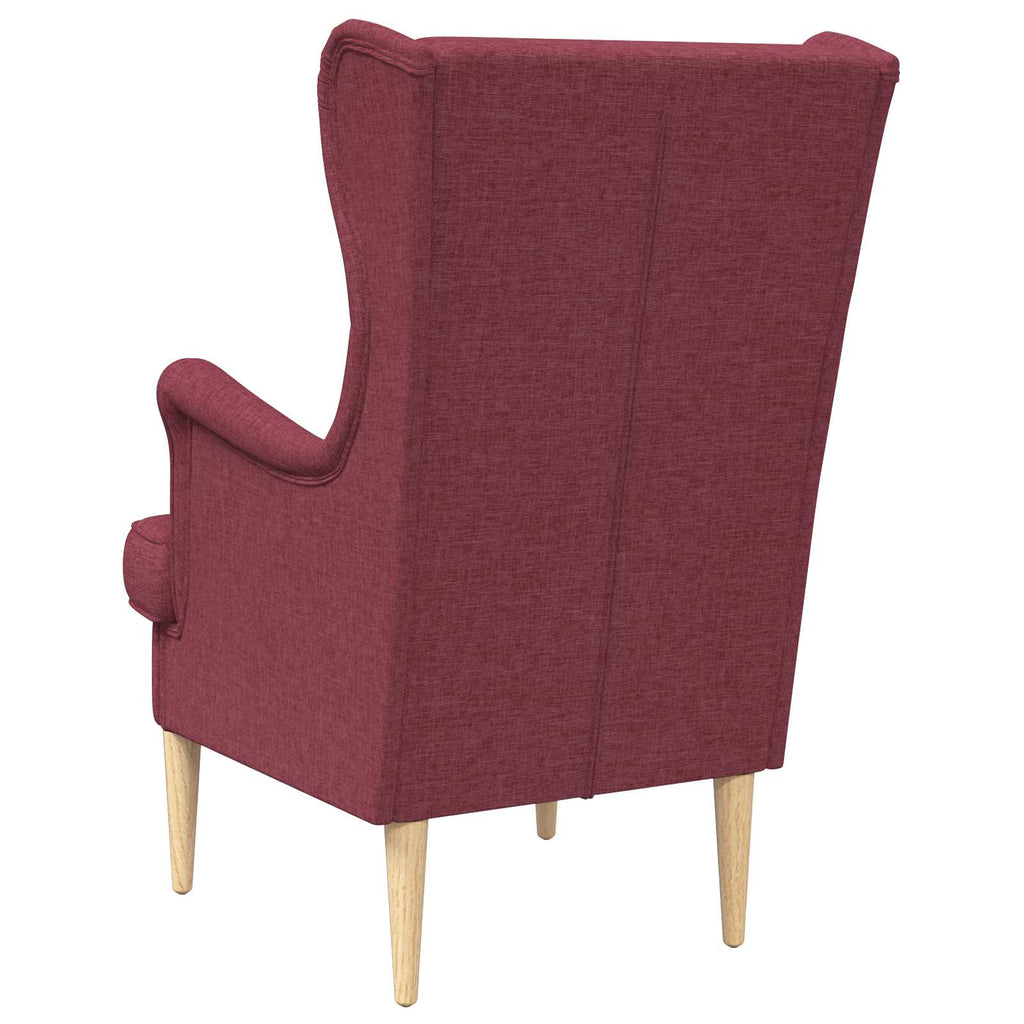 Sessel Weinrot Stoff