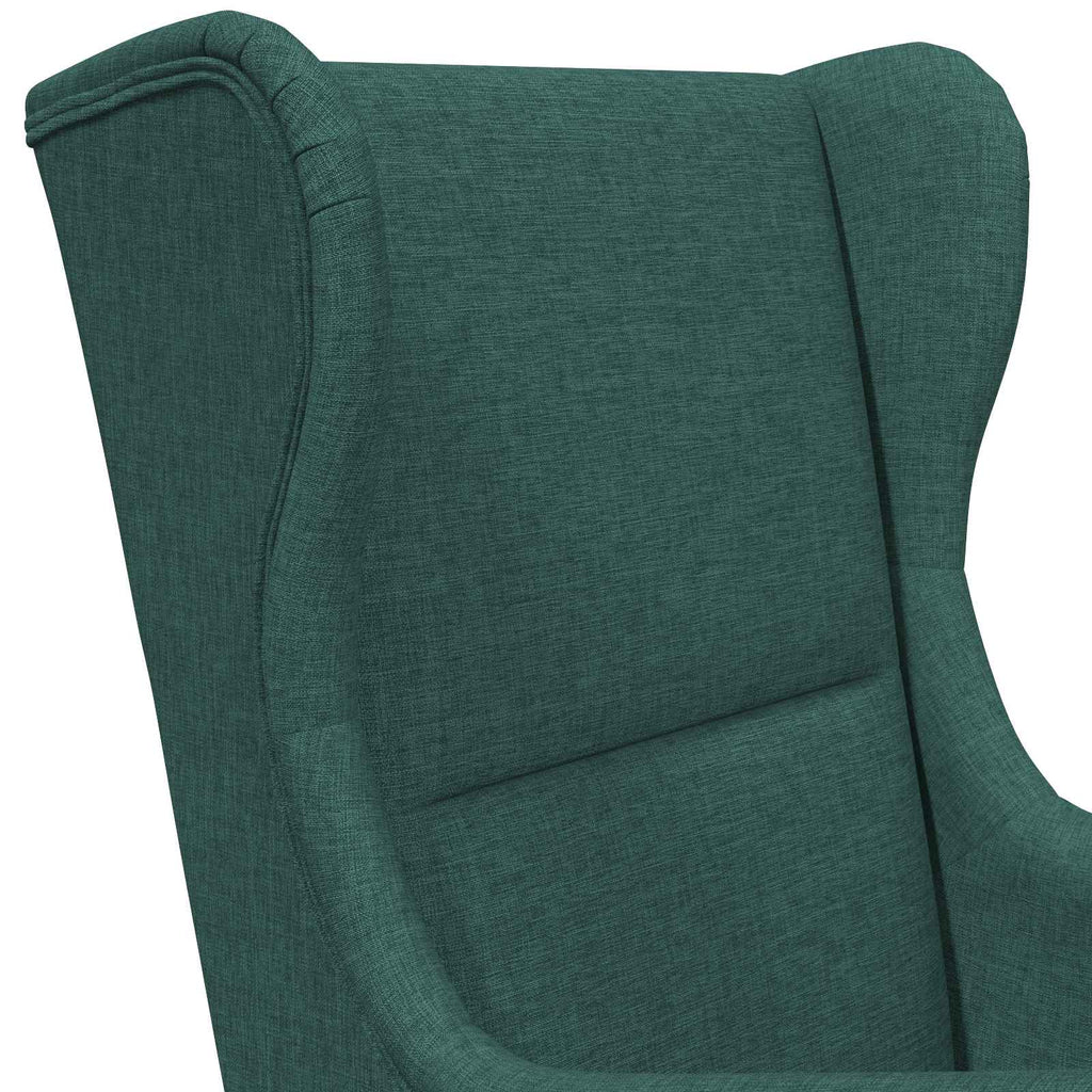 Sessel Dunkelgrün Stoff