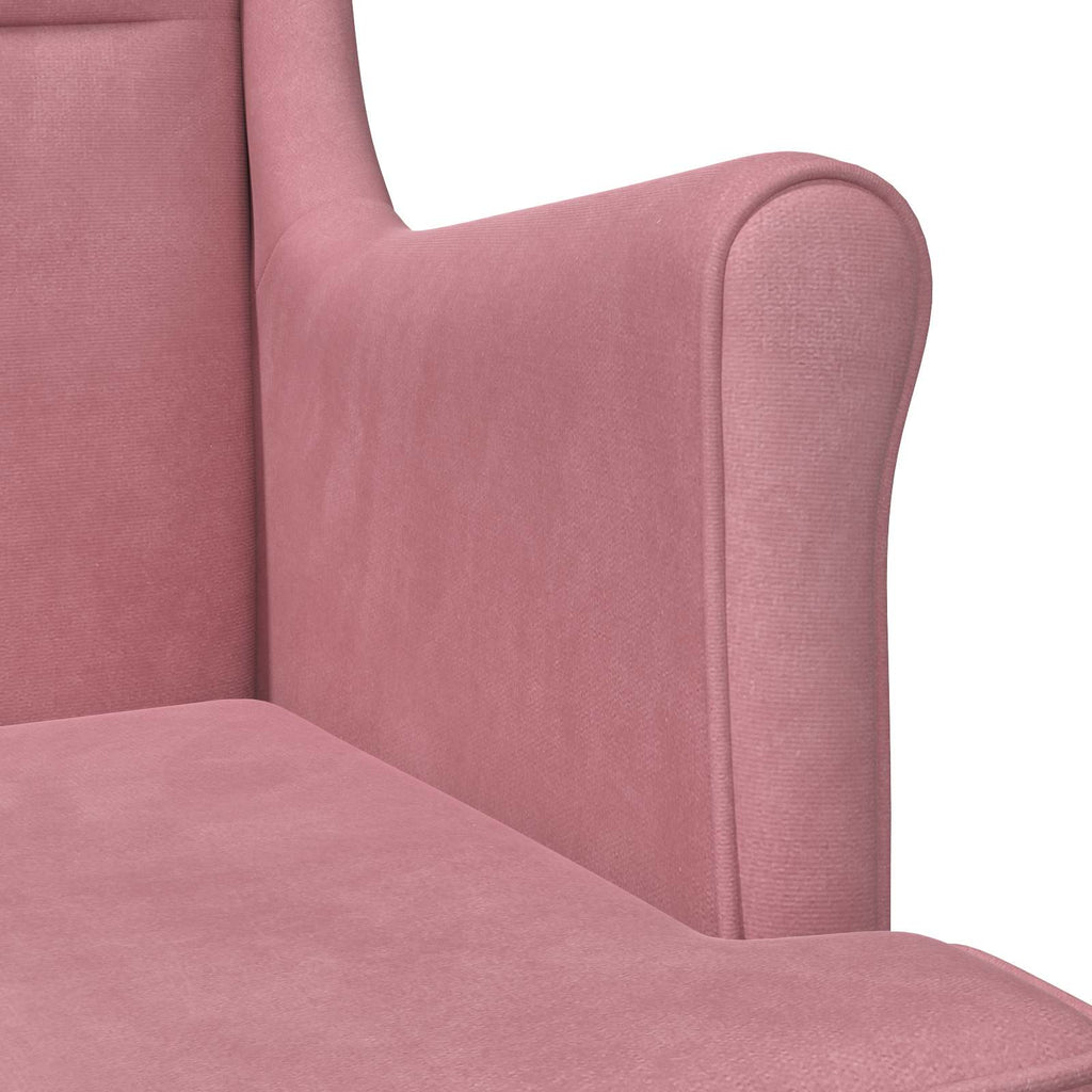 Sessel Rosa Samt