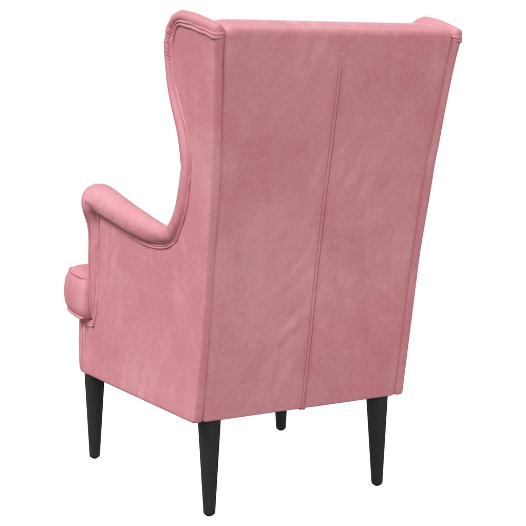 Sessel Rosa Samt