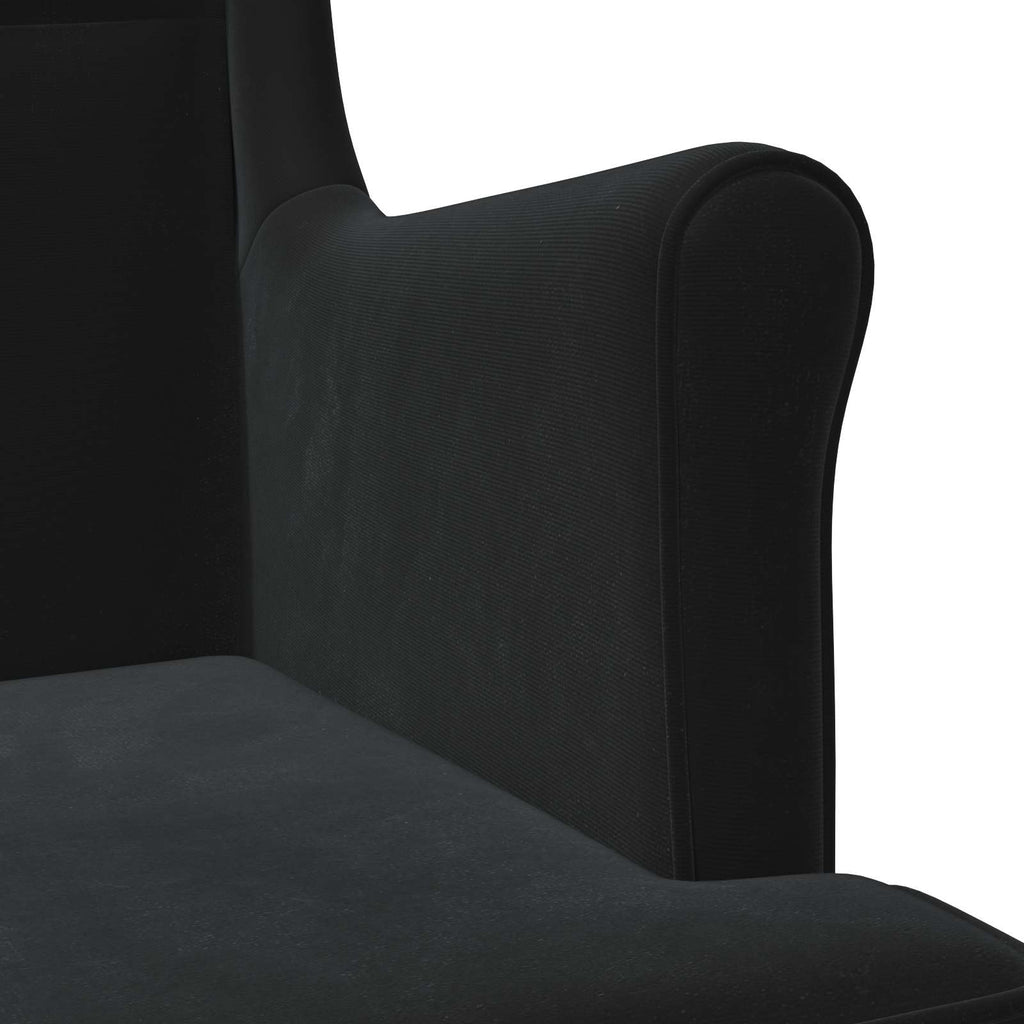 Sessel Schwarz Samt