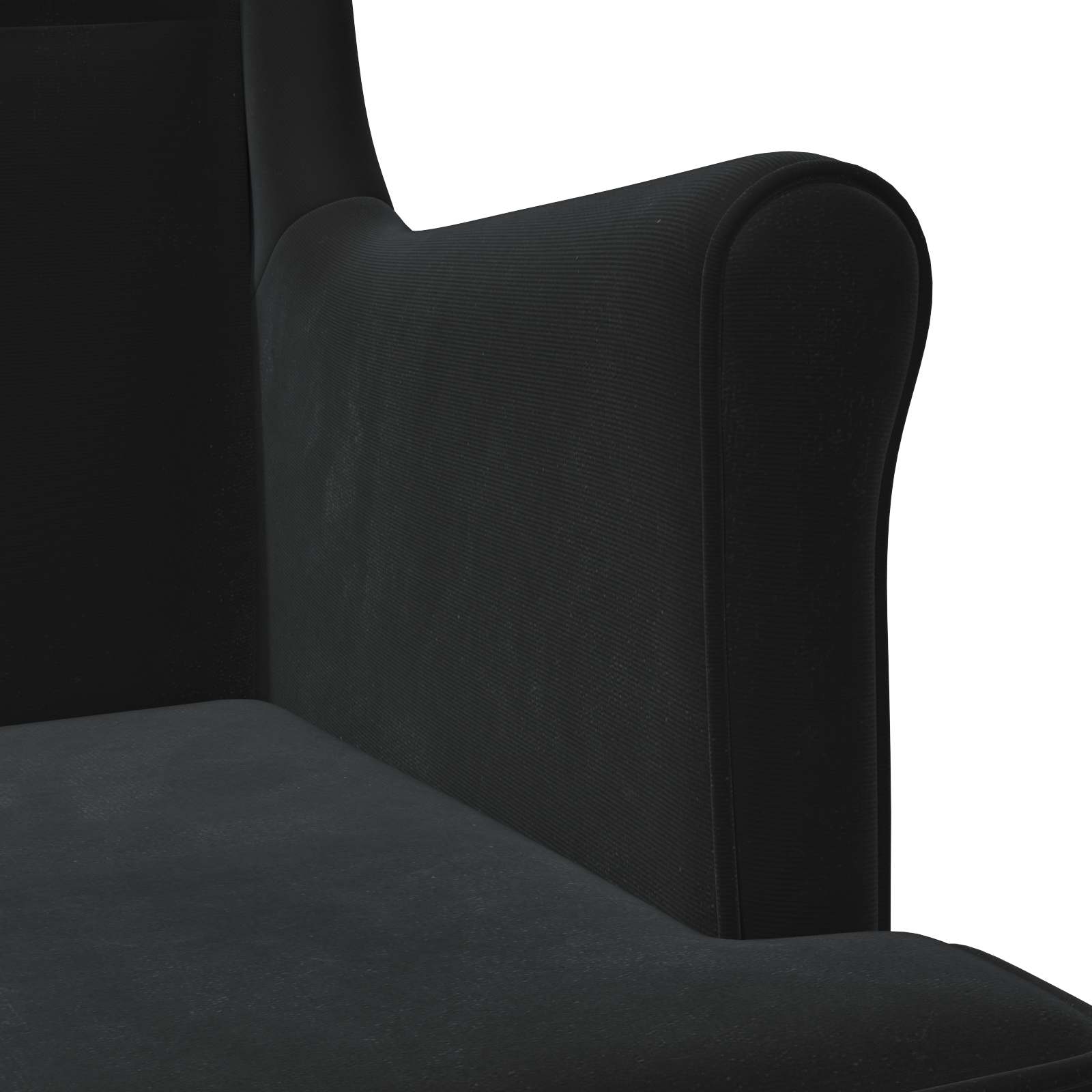 Sessel Schwarz Samt