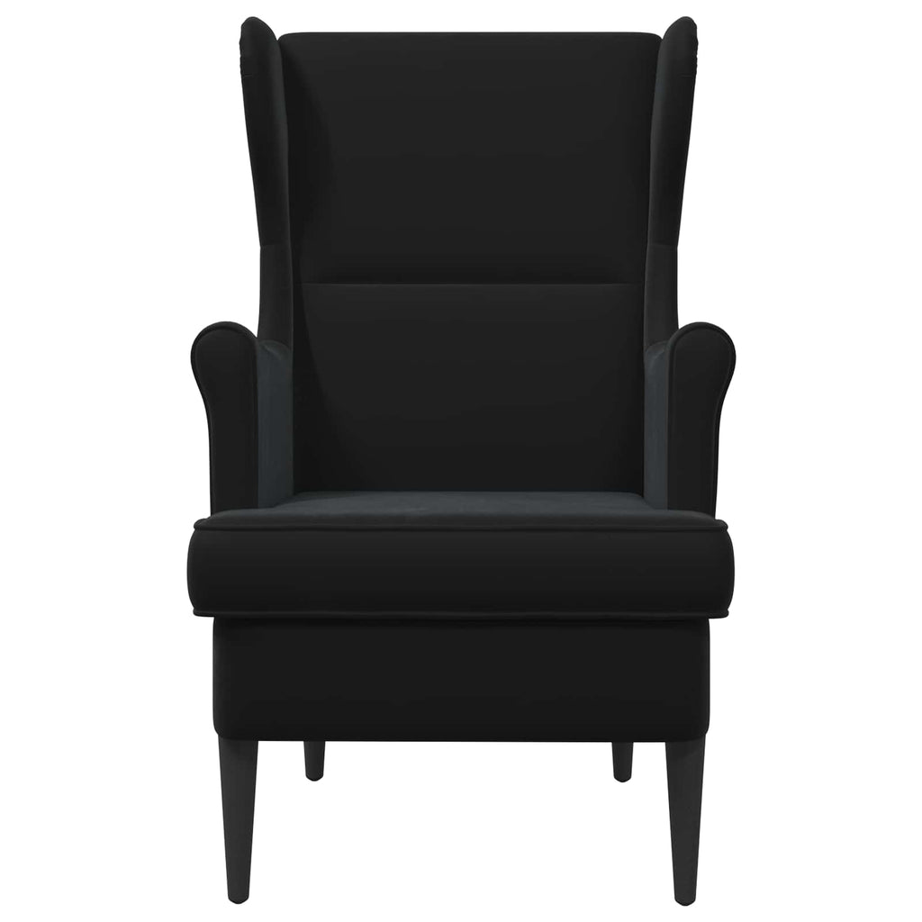 Sessel Schwarz Samt