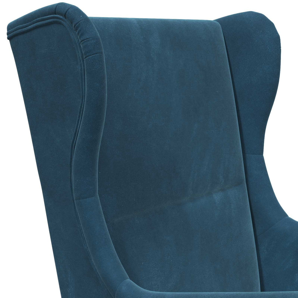 Sessel Blau Samt