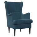 Sessel Blau Samt