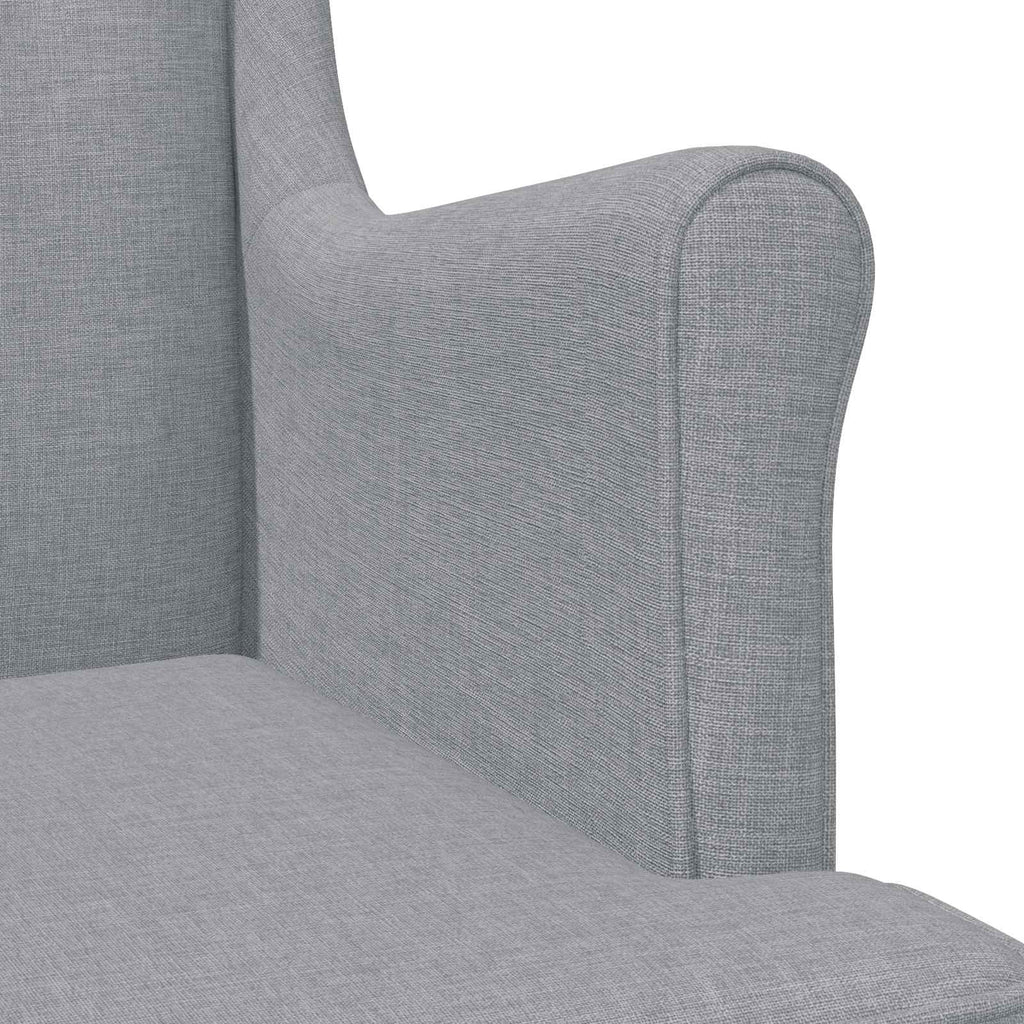 Sessel Hellgrau Stoff