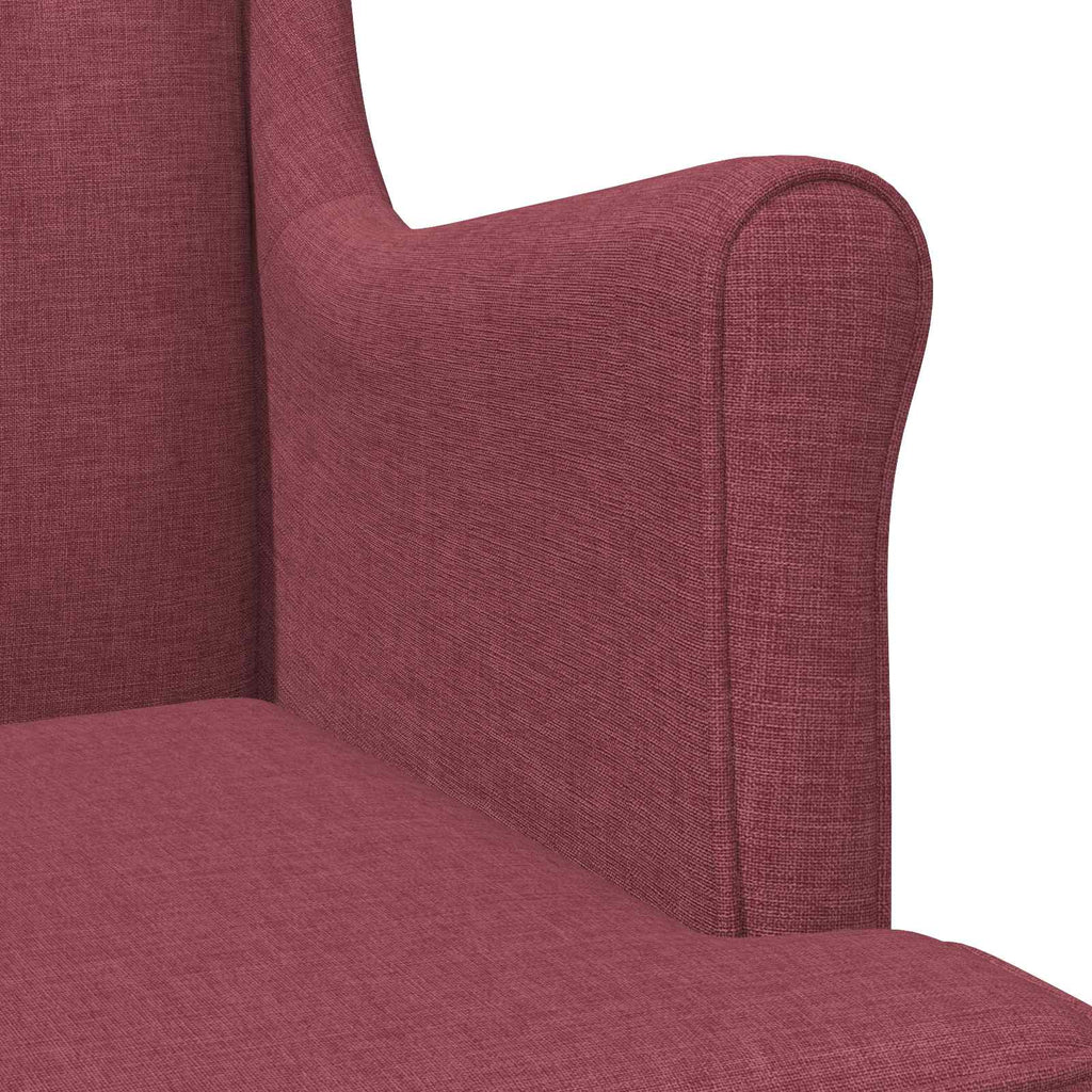 Sessel Weinrot Stoff