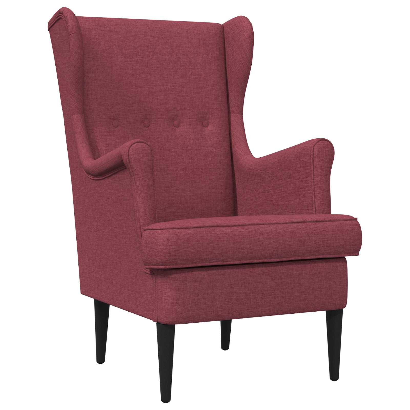 Sessel Weinrot Stoff
