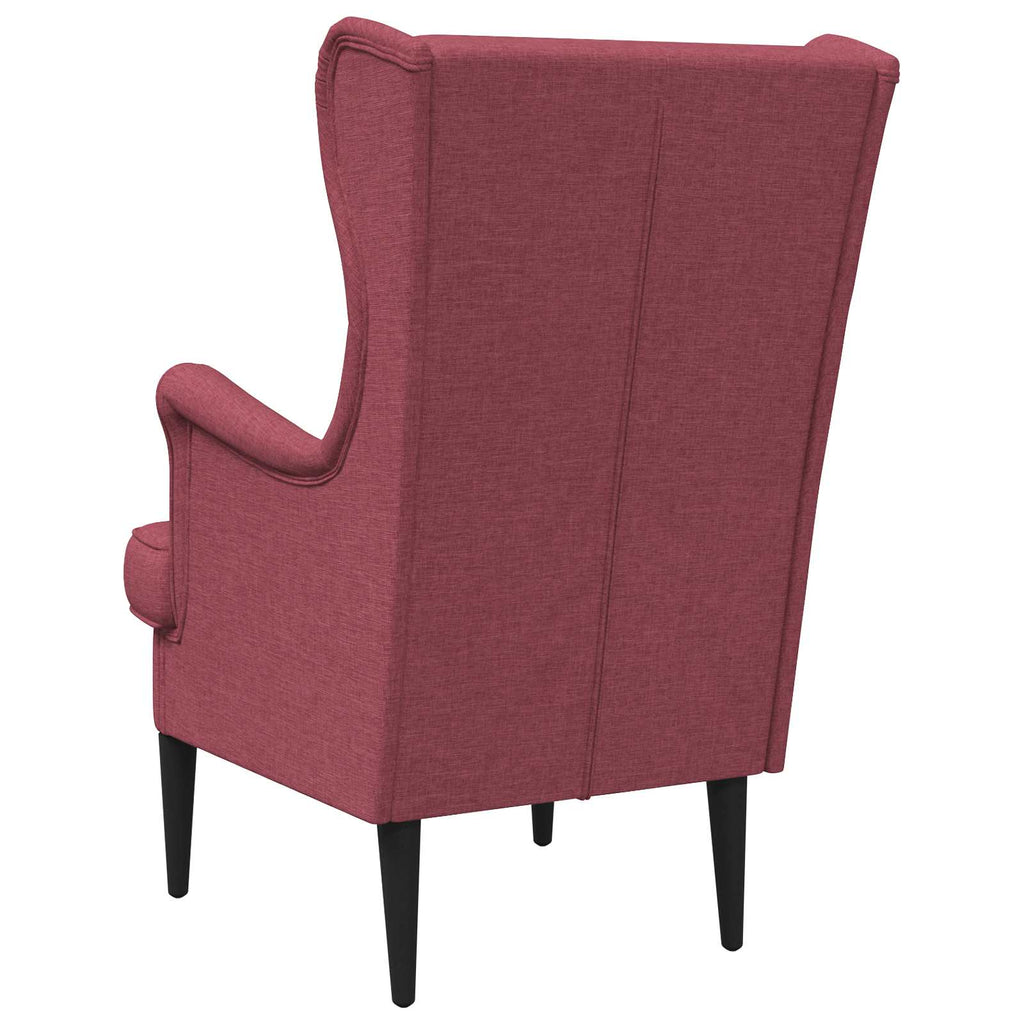 Sessel Weinrot Stoff