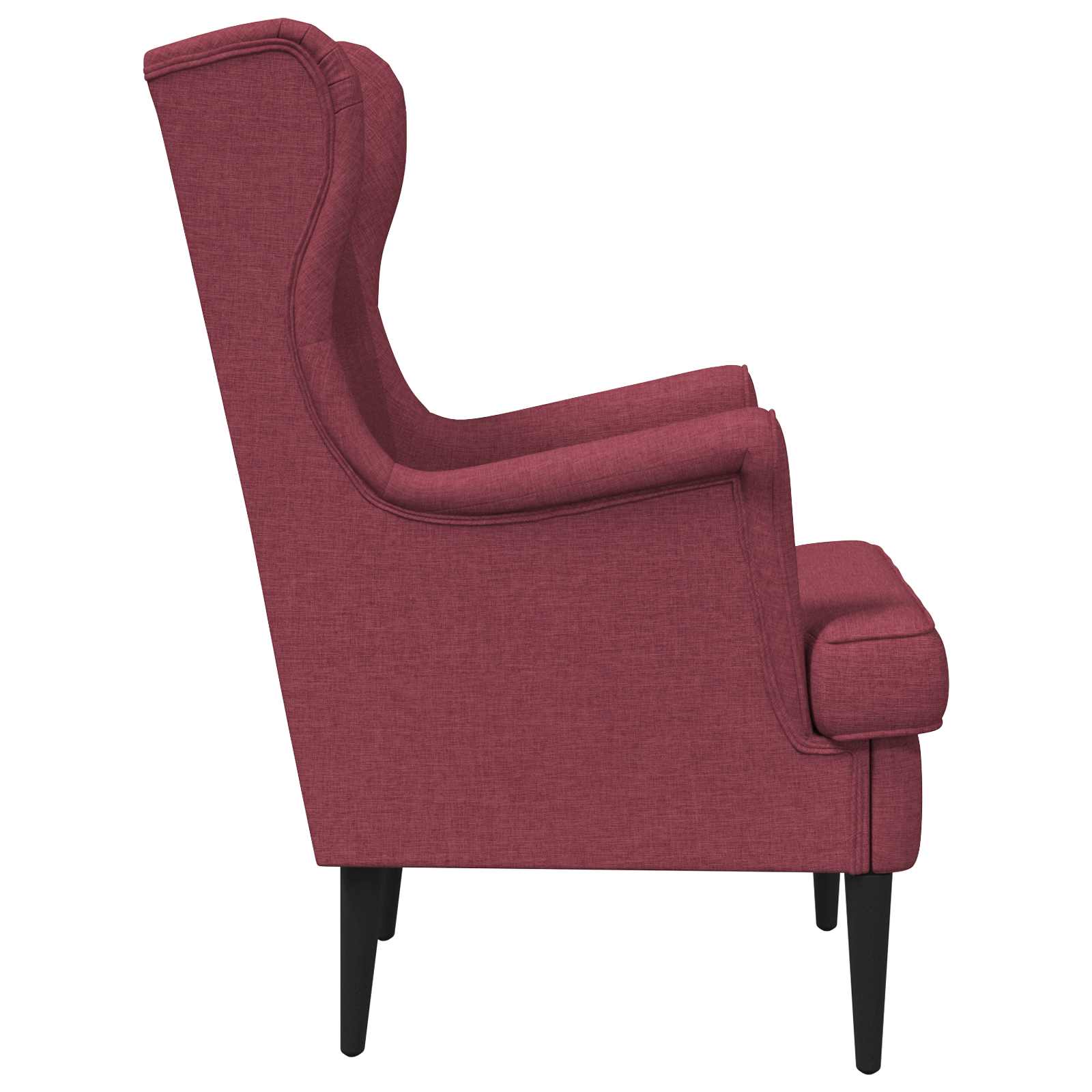 Sessel Weinrot Stoff