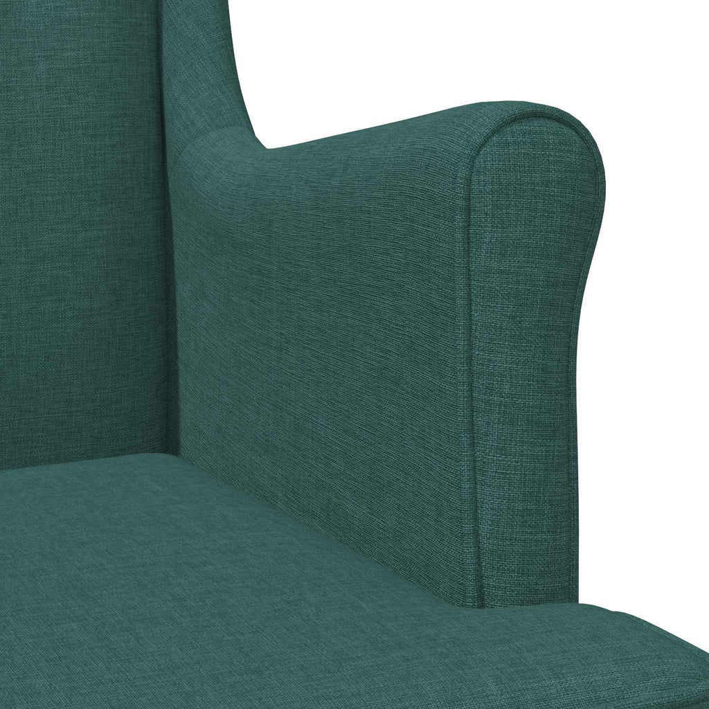 Sessel Dunkelgrün Stoff