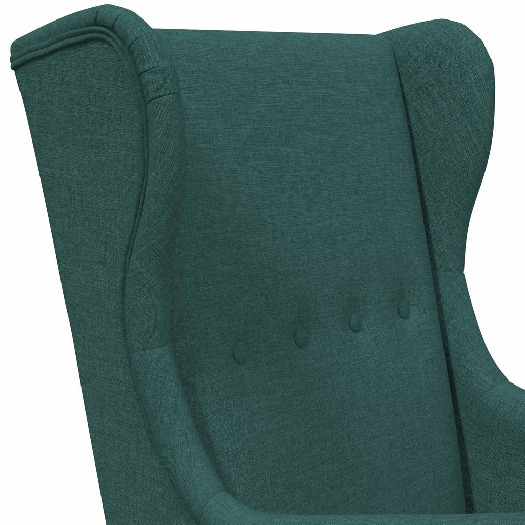 Sessel Dunkelgrün Stoff