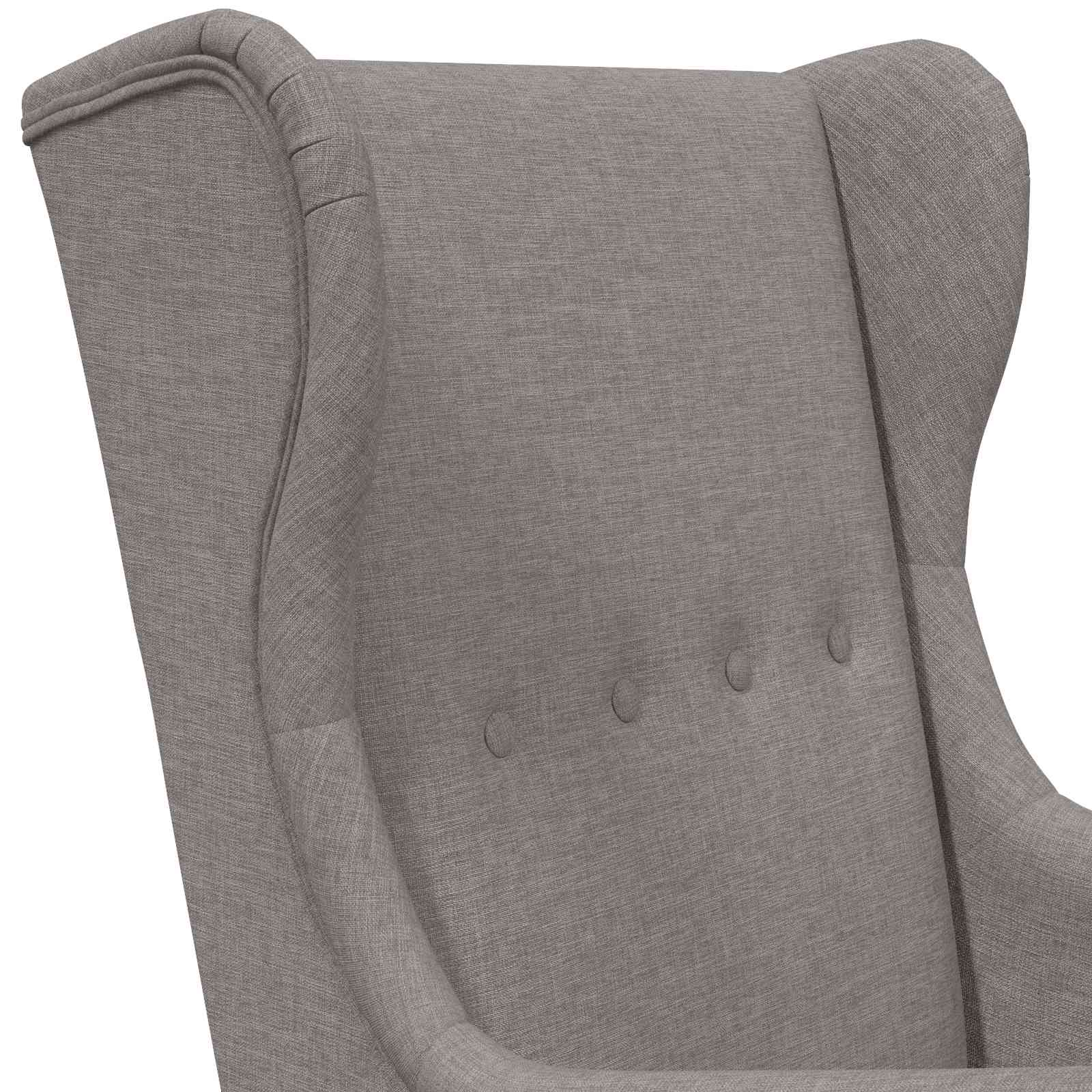 Sessel Taupe Stoff