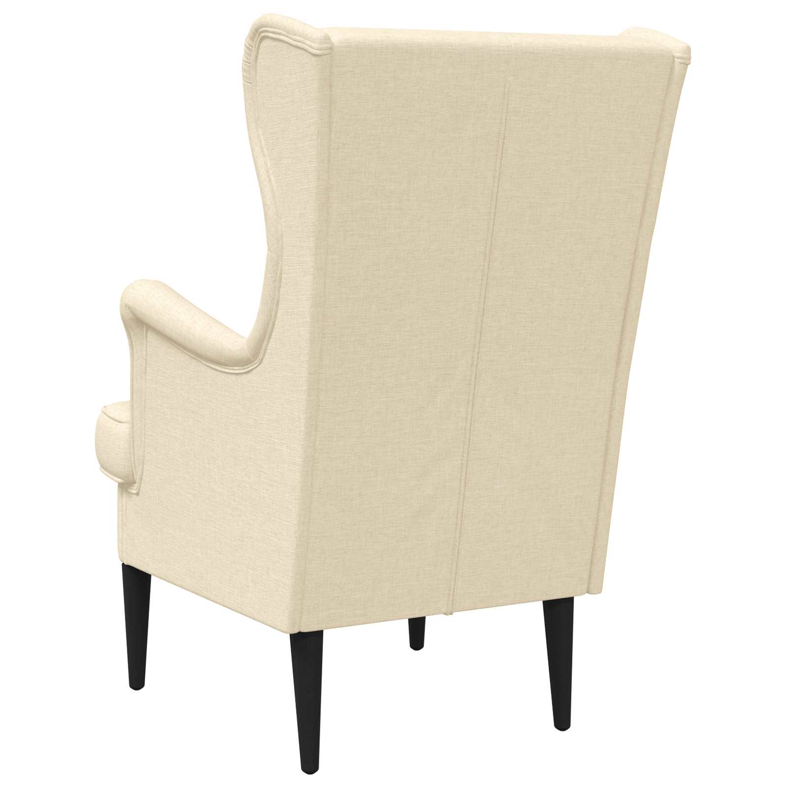 Sessel Creme Stoff
