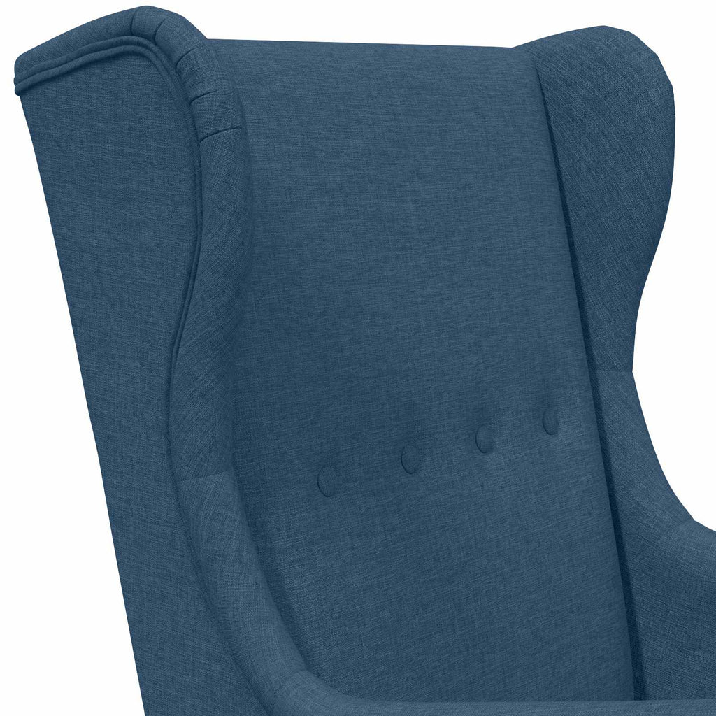 Sessel Blau Stoff