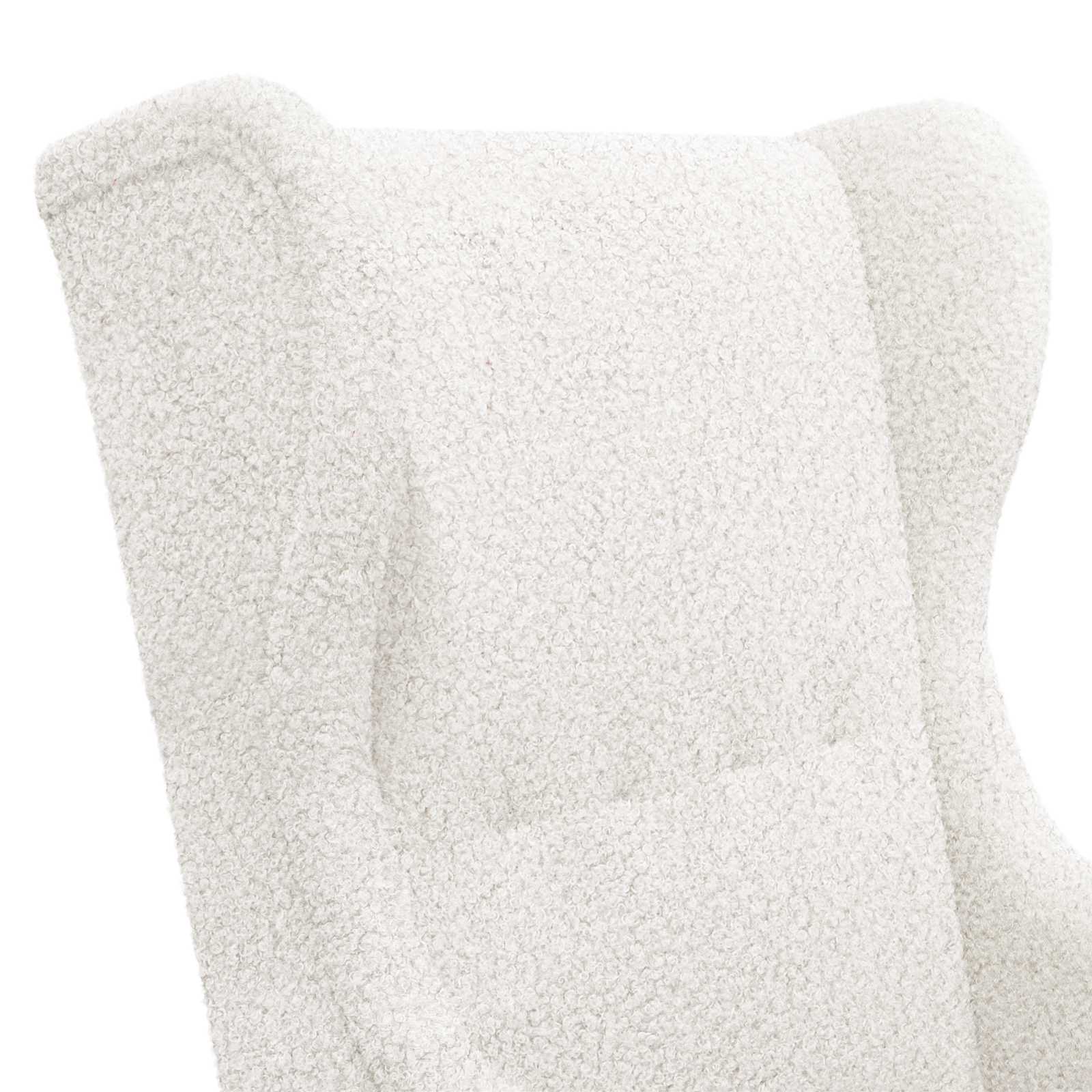 Sessel Creme Bouclé
