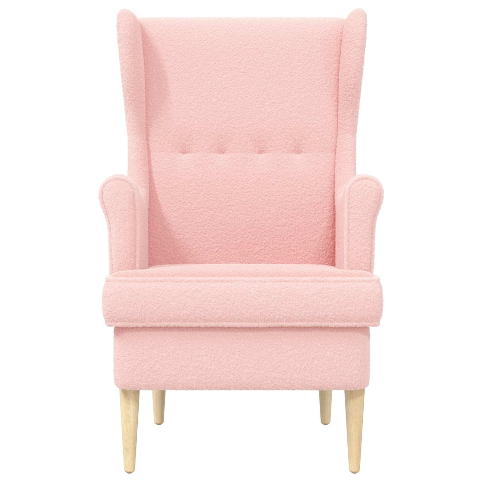 Sessel Rosa Bouclé
