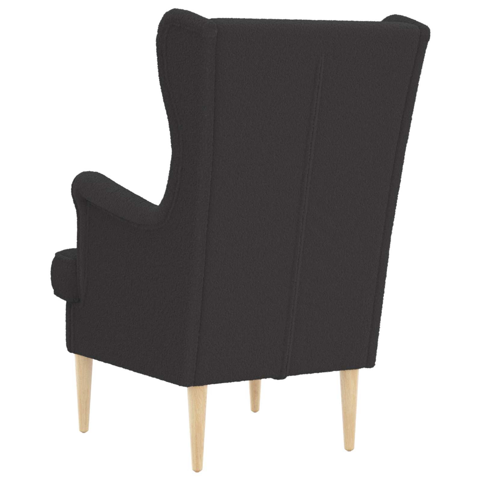 Sessel Dunkelgrau Bouclé