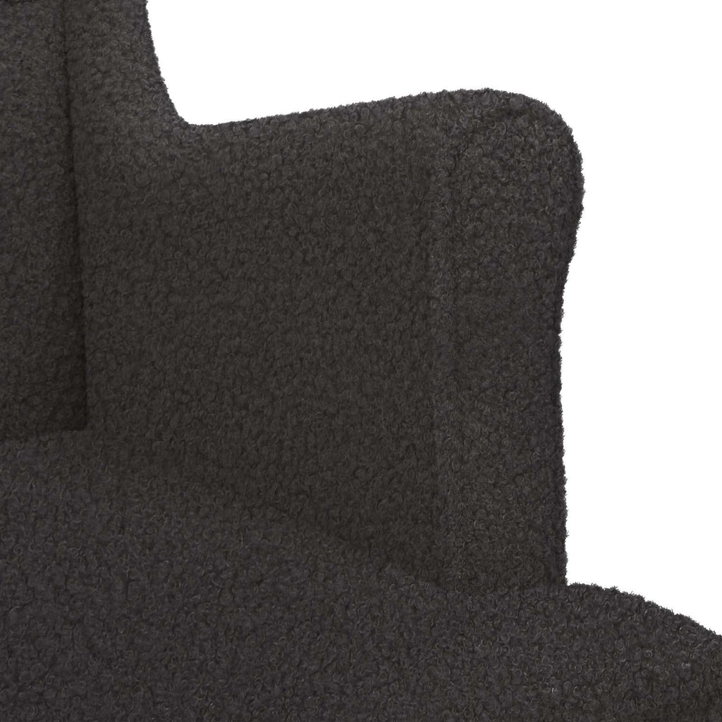 Sessel Schwarz Bouclé