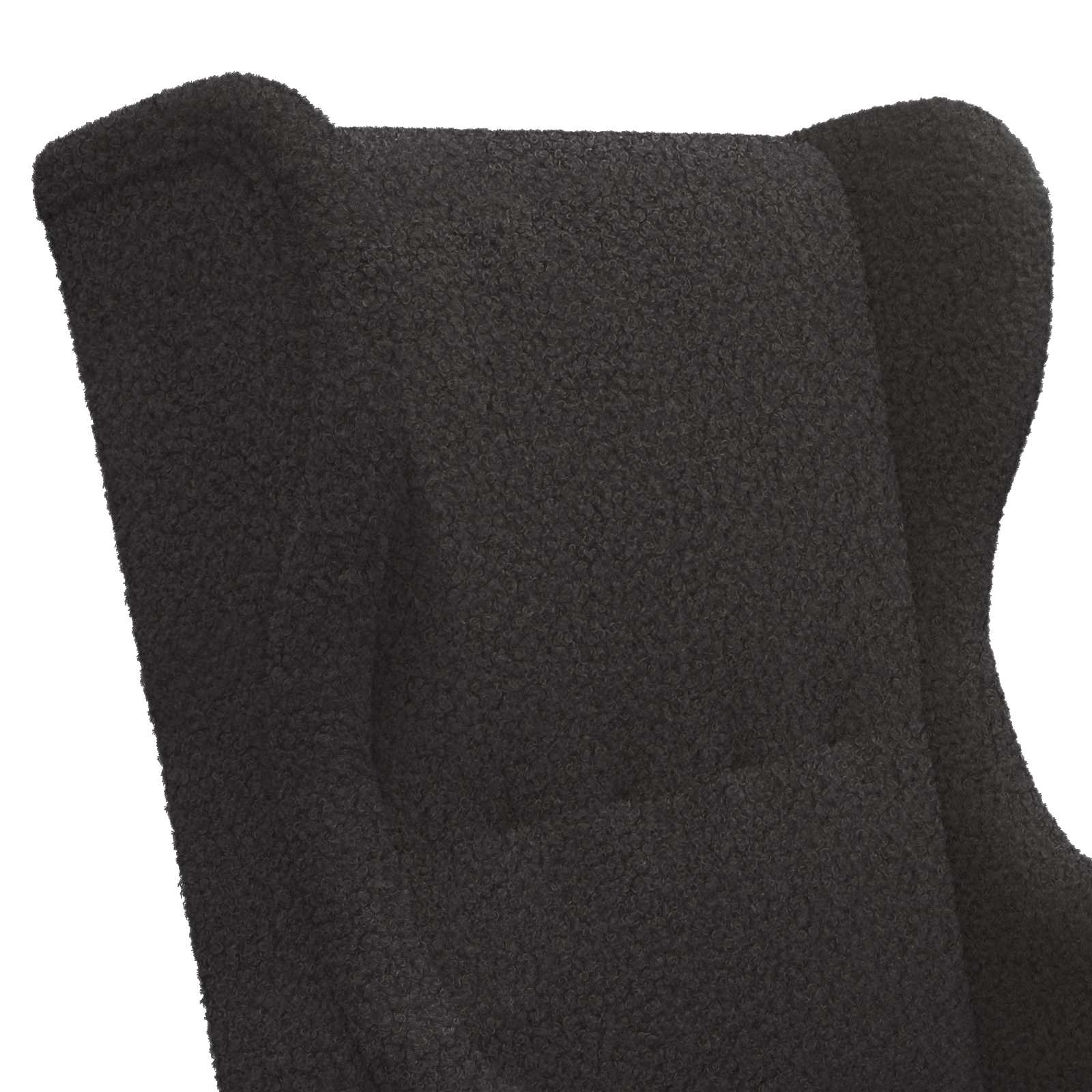 Sessel Schwarz Bouclé