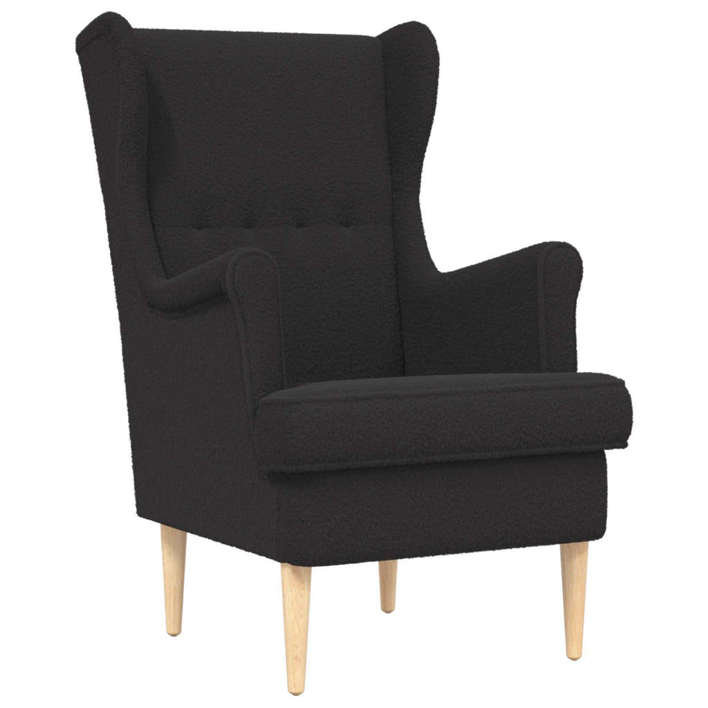 Sessel Schwarz Bouclé