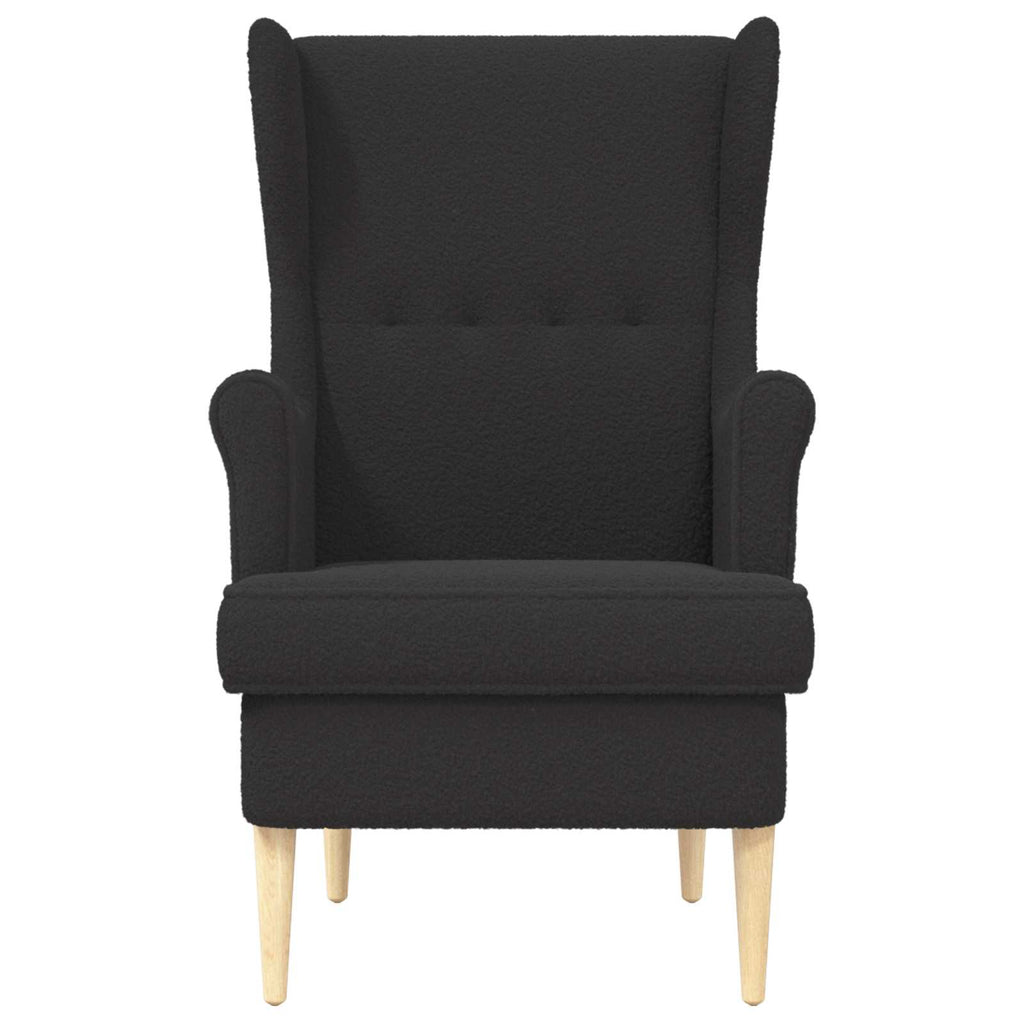 Sessel Schwarz Bouclé
