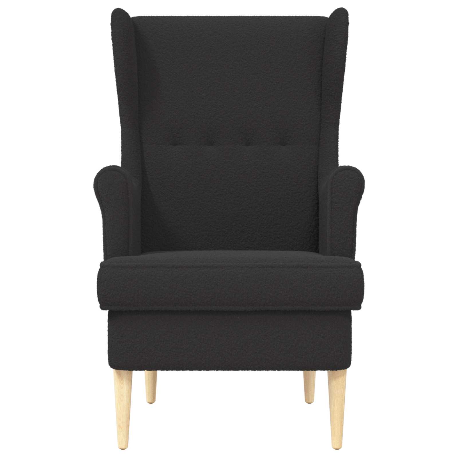 Sessel Schwarz Bouclé