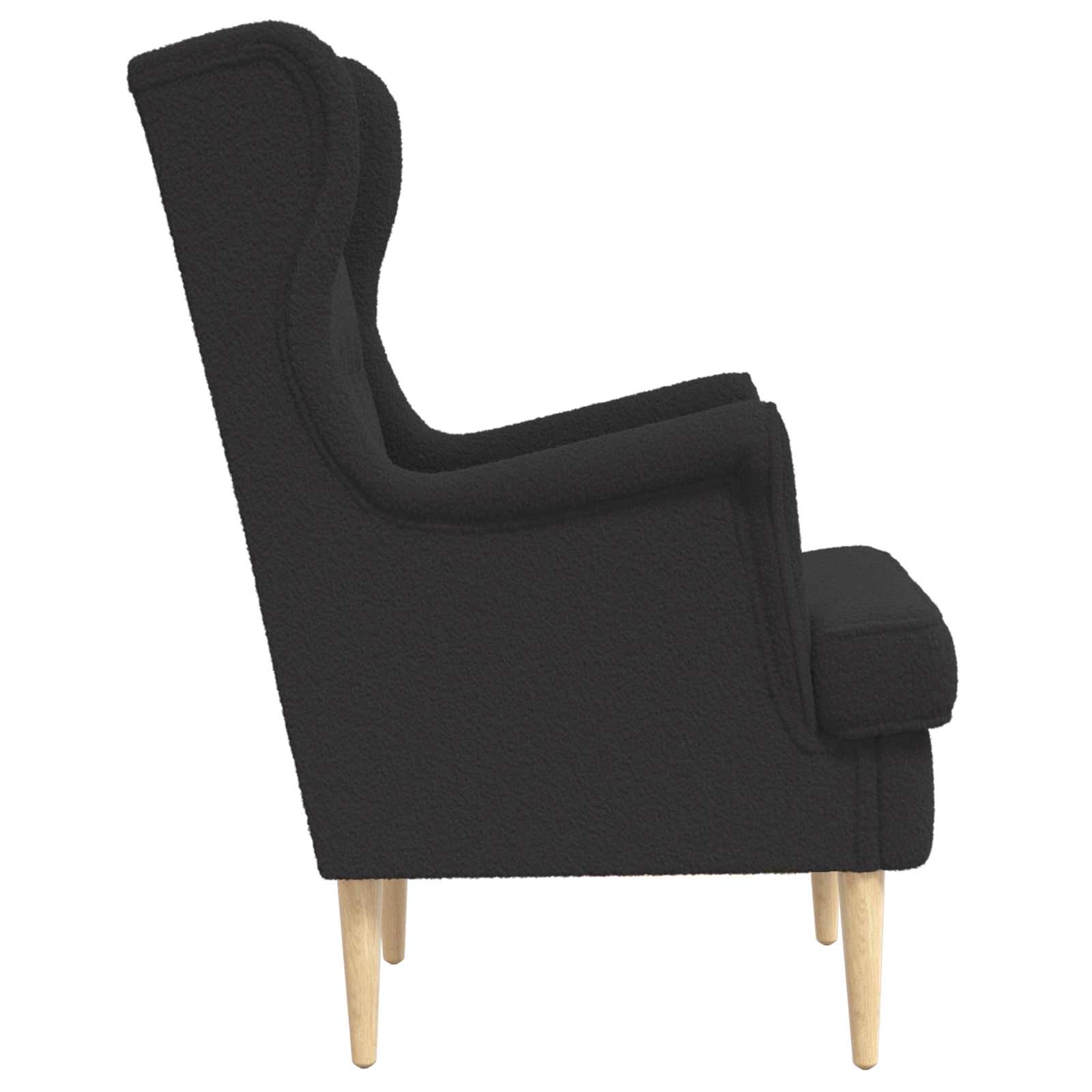 Sessel Schwarz Bouclé