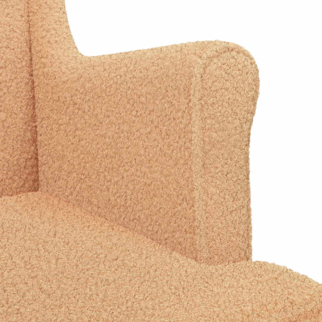 Sessel Beige Bouclé