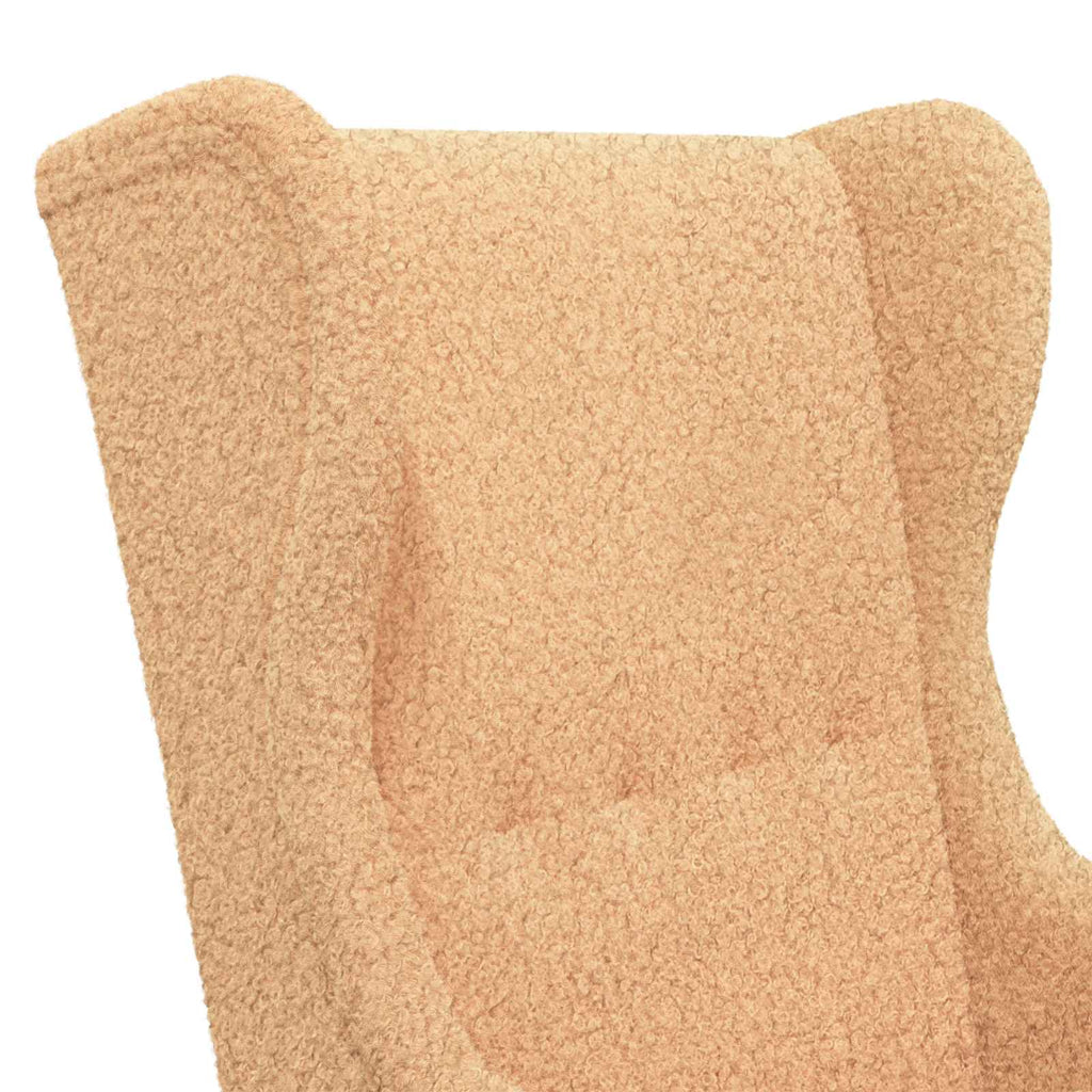 Sessel Beige Bouclé