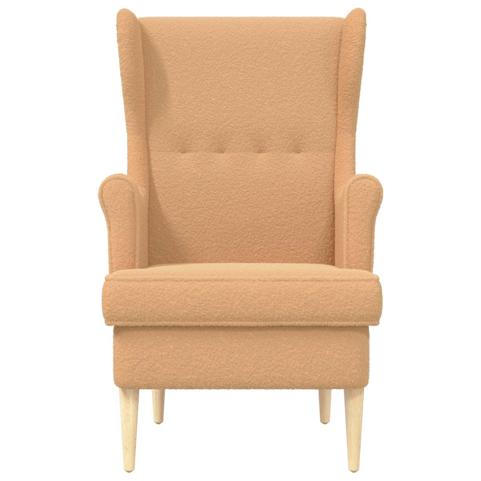 Sessel Beige Bouclé