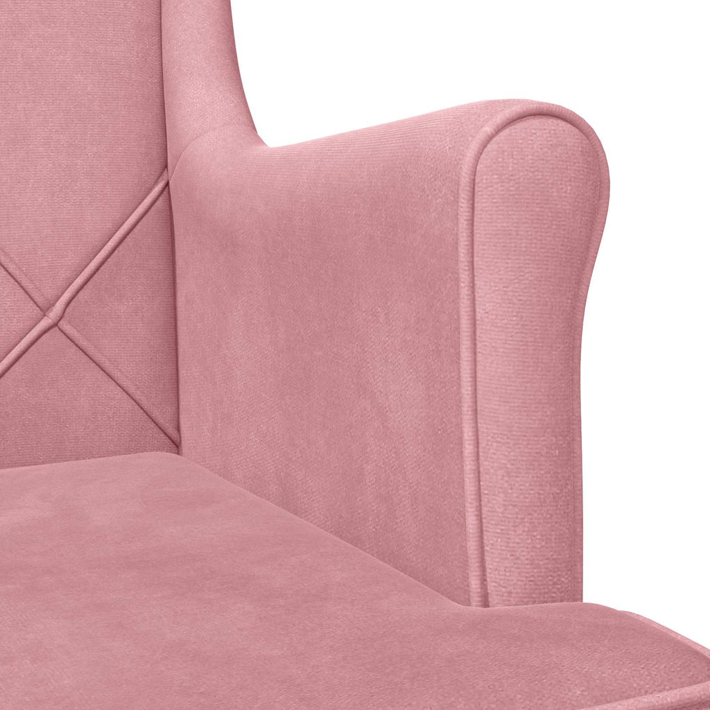 Sessel Rosa Samt