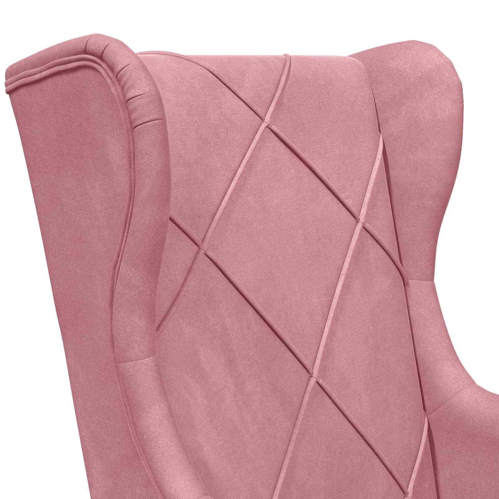 Sessel Rosa Samt