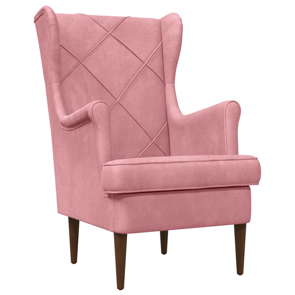 Sessel Rosa Samt