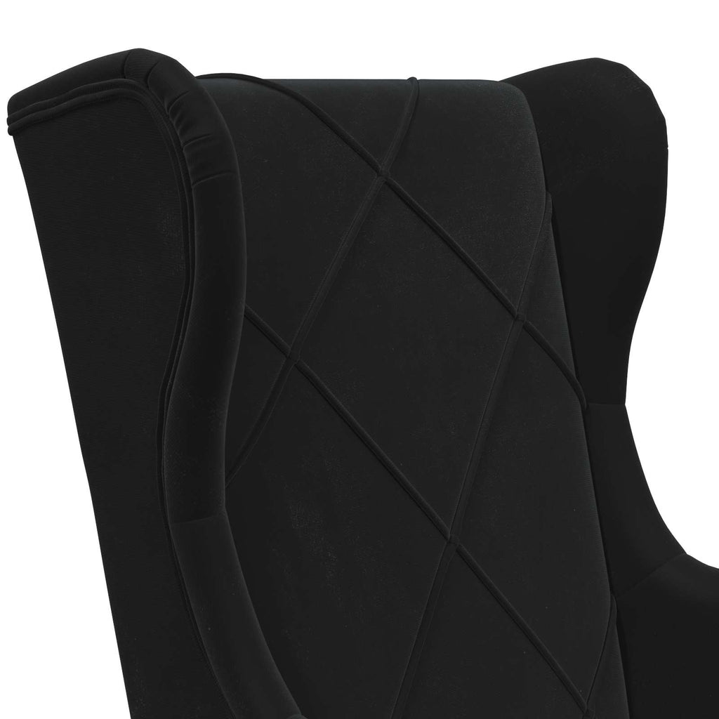 Sessel Schwarz Samt