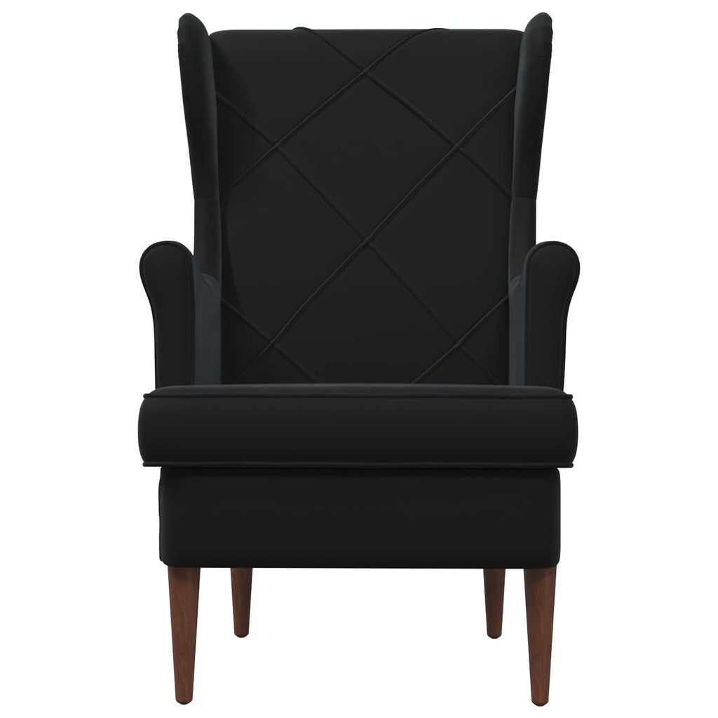 Sessel Schwarz Samt