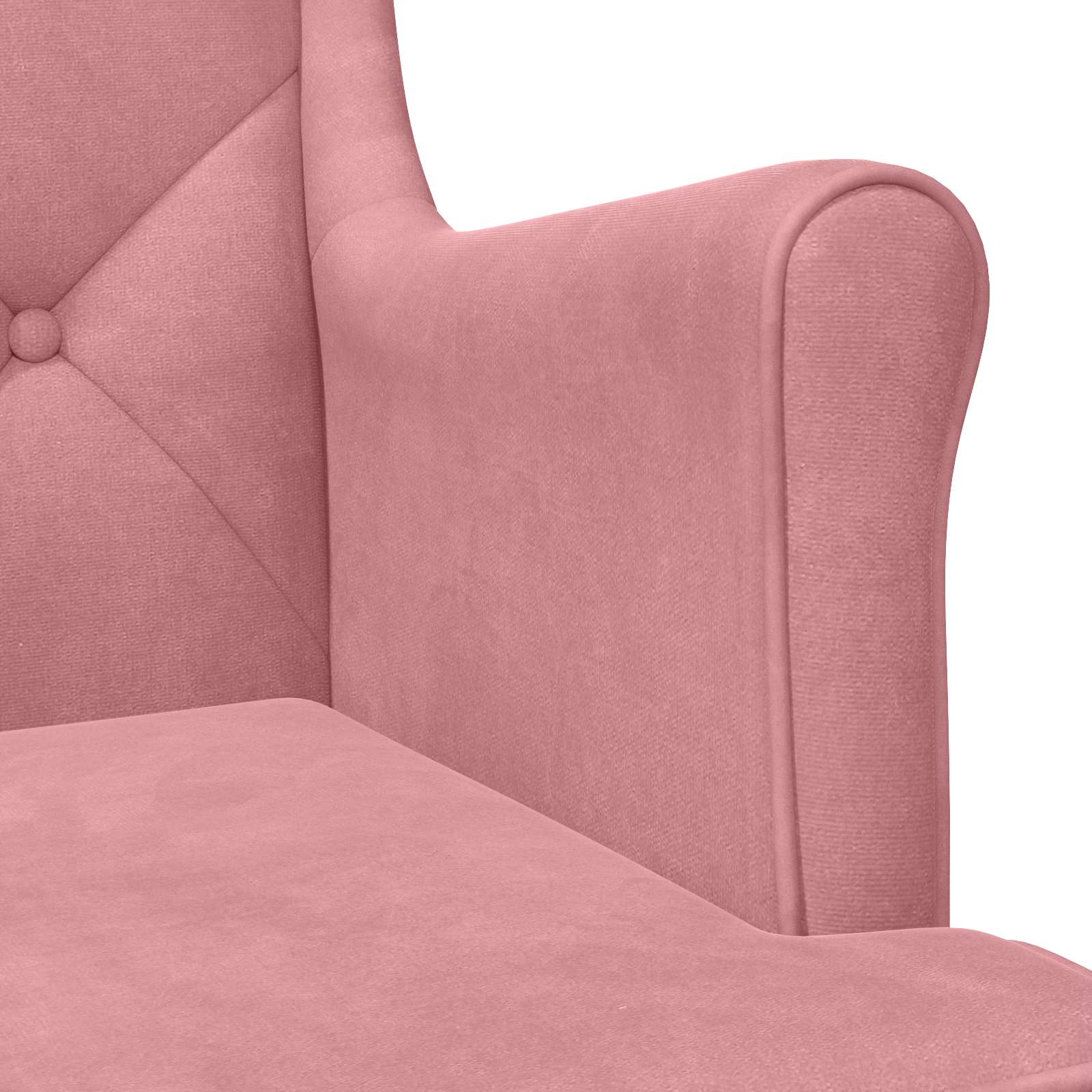 Sessel Rosa Samt