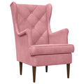 Sessel Rosa Samt