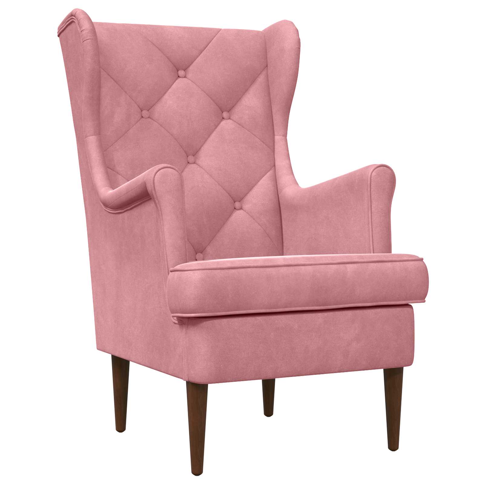 Sessel Rosa Samt