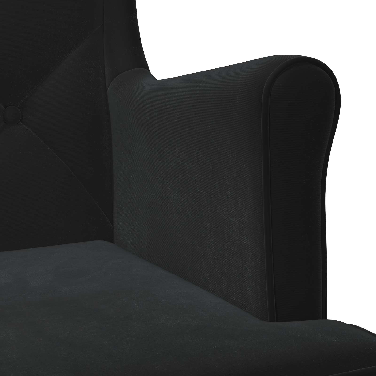Sessel Schwarz Samt