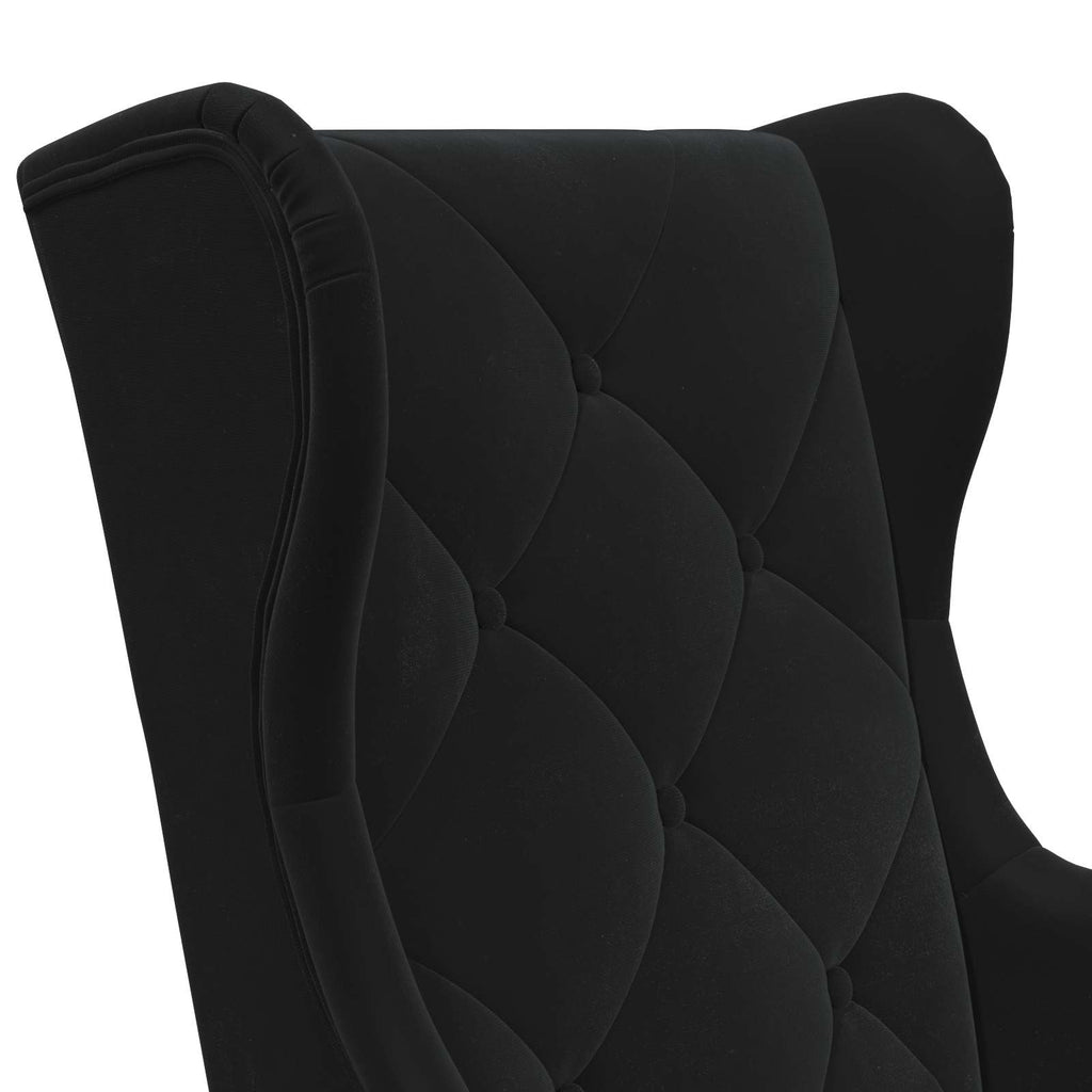 Sessel Schwarz Samt