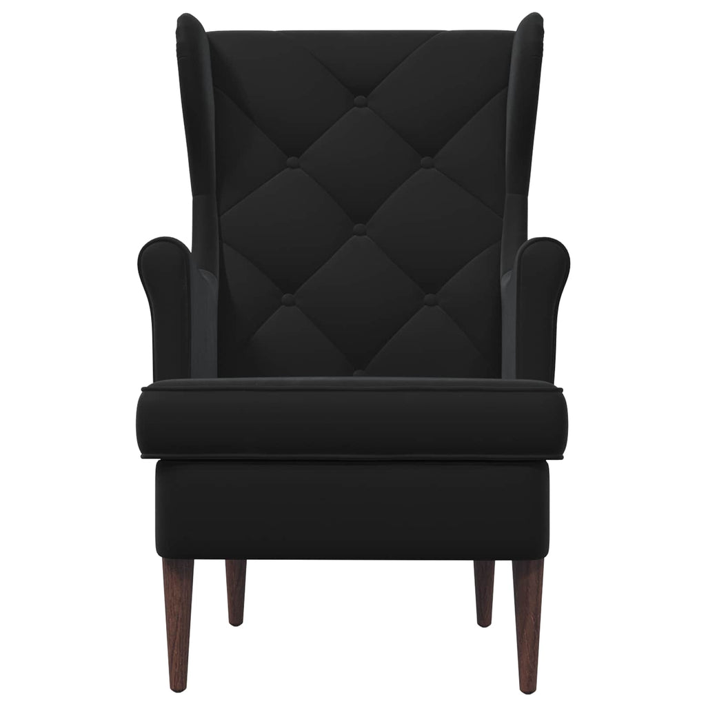 Sessel Schwarz Samt