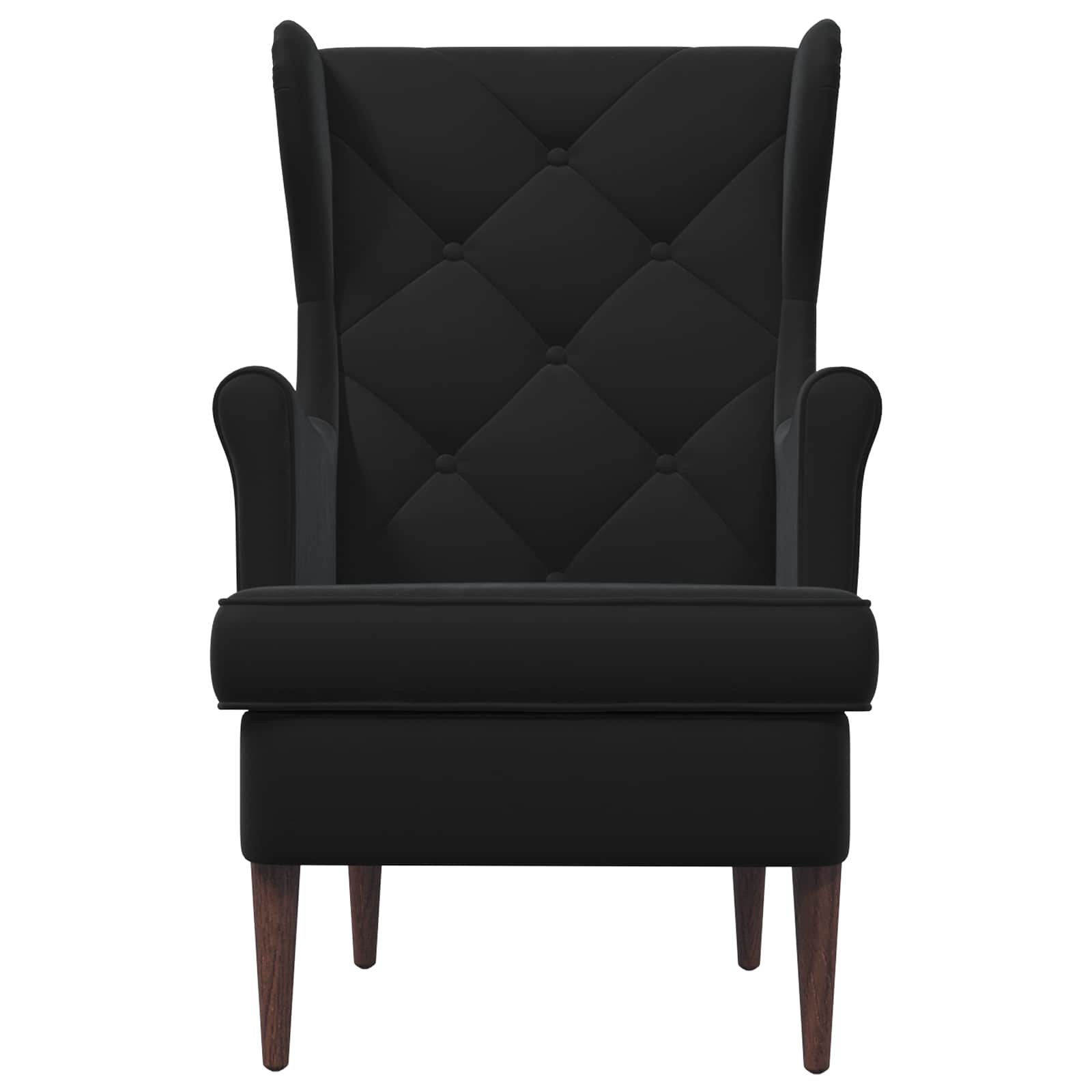Sessel Schwarz Samt
