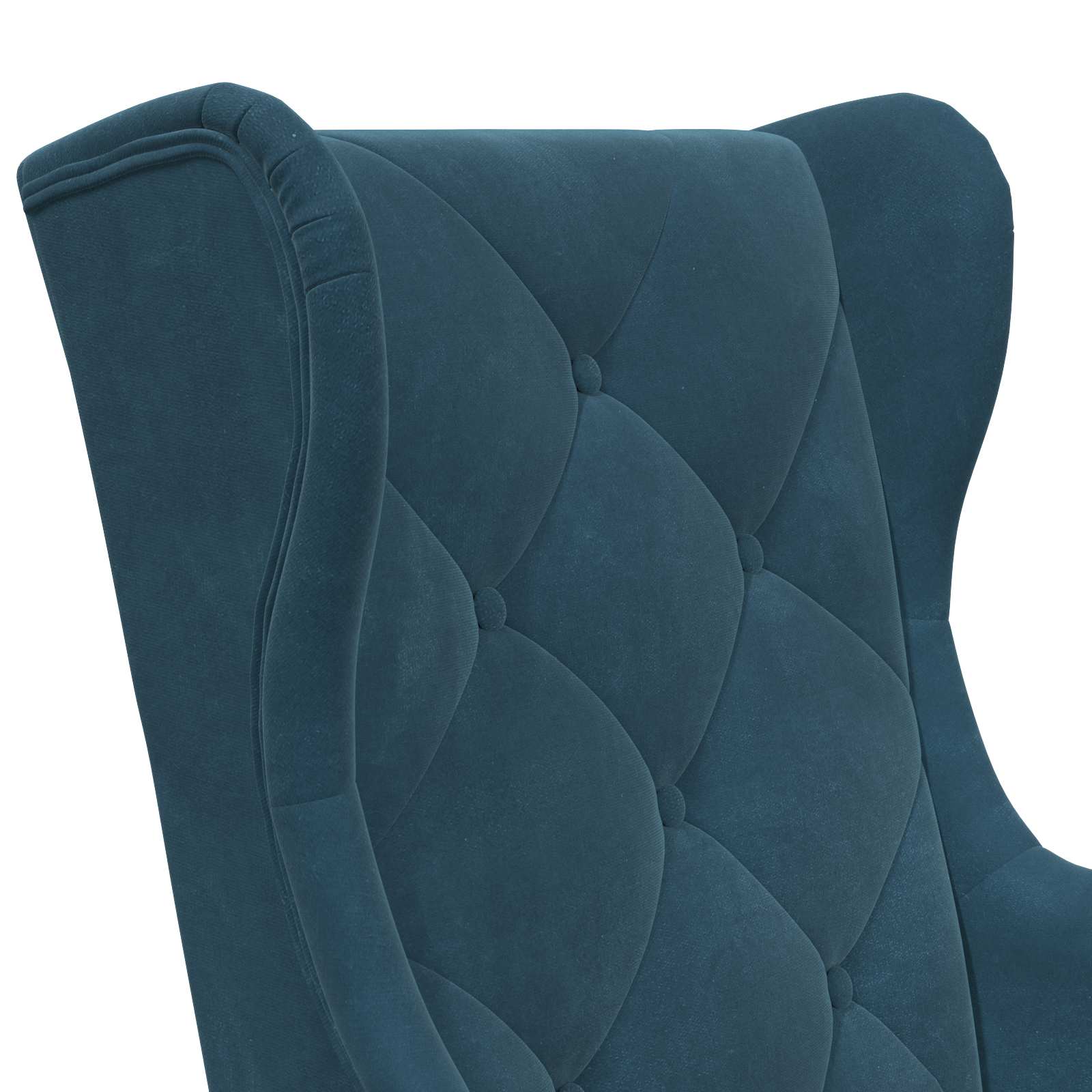 Sessel Blau Samt