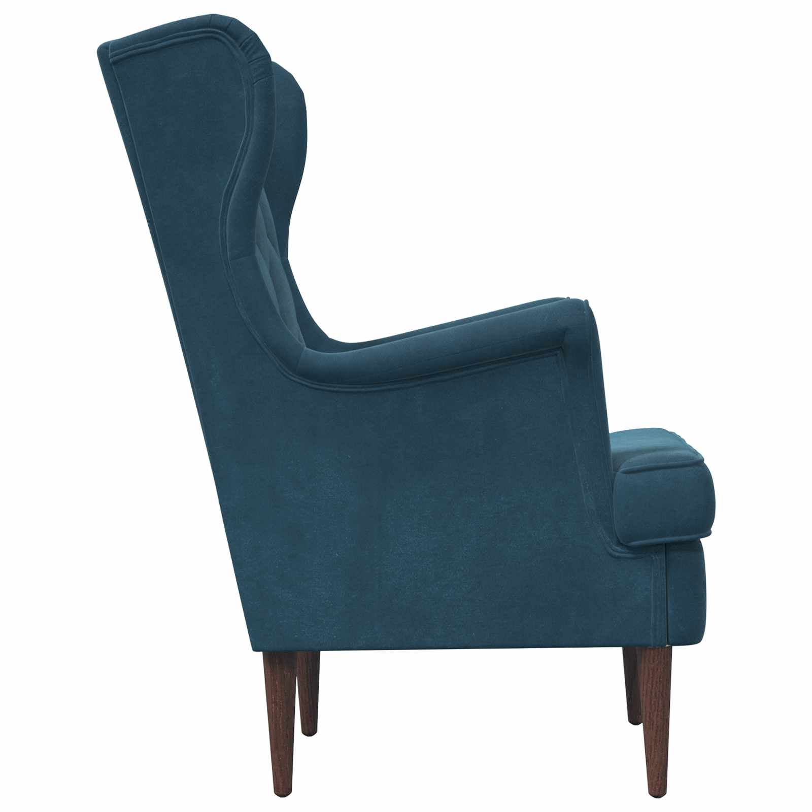 Sessel Blau Samt