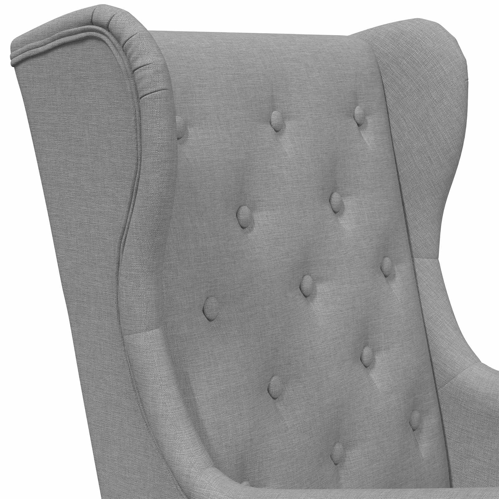 Sessel Hellgrau Stoff