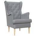 Sessel Hellgrau Stoff