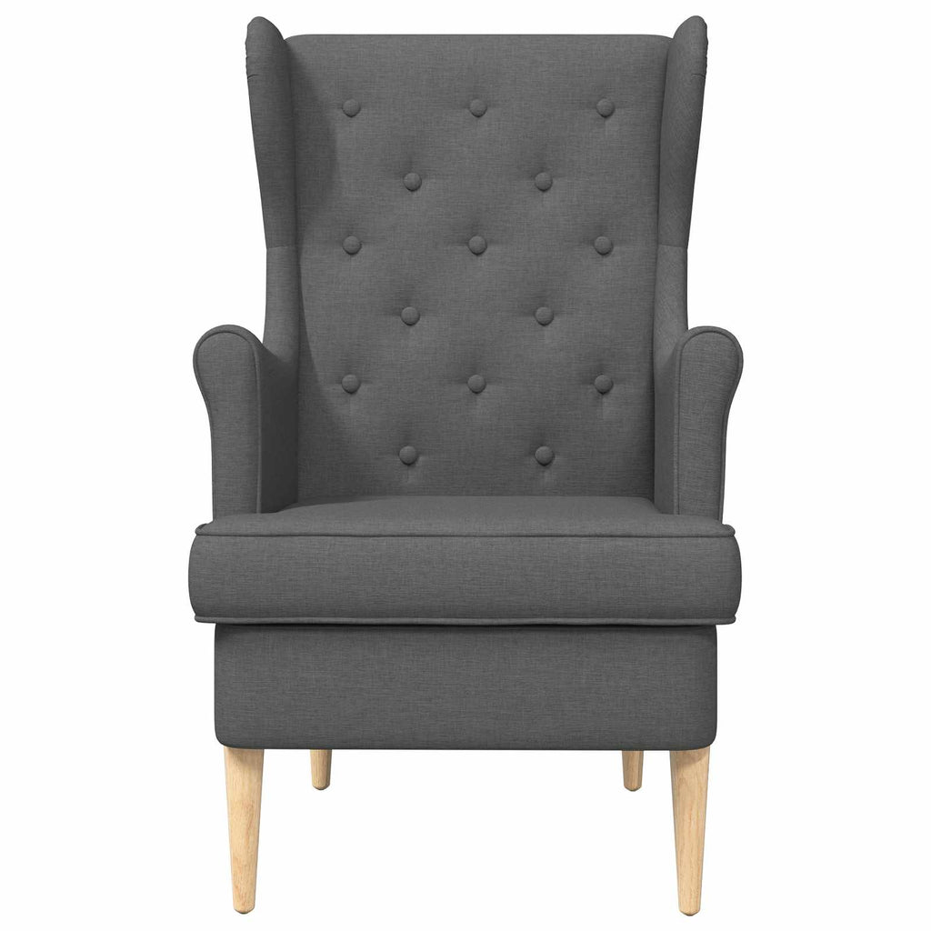 Sessel Dunkelgrau Stoff